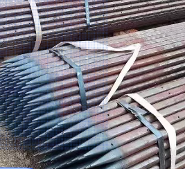 毕节超前小导管预埋钢管出尖打孔焊倒刺无缝焊管厂